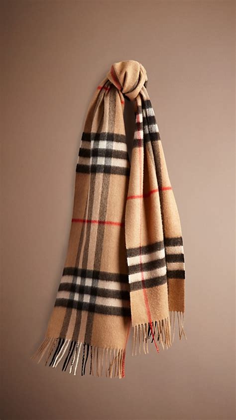 burberry schal camel check|burberry silk scarf.